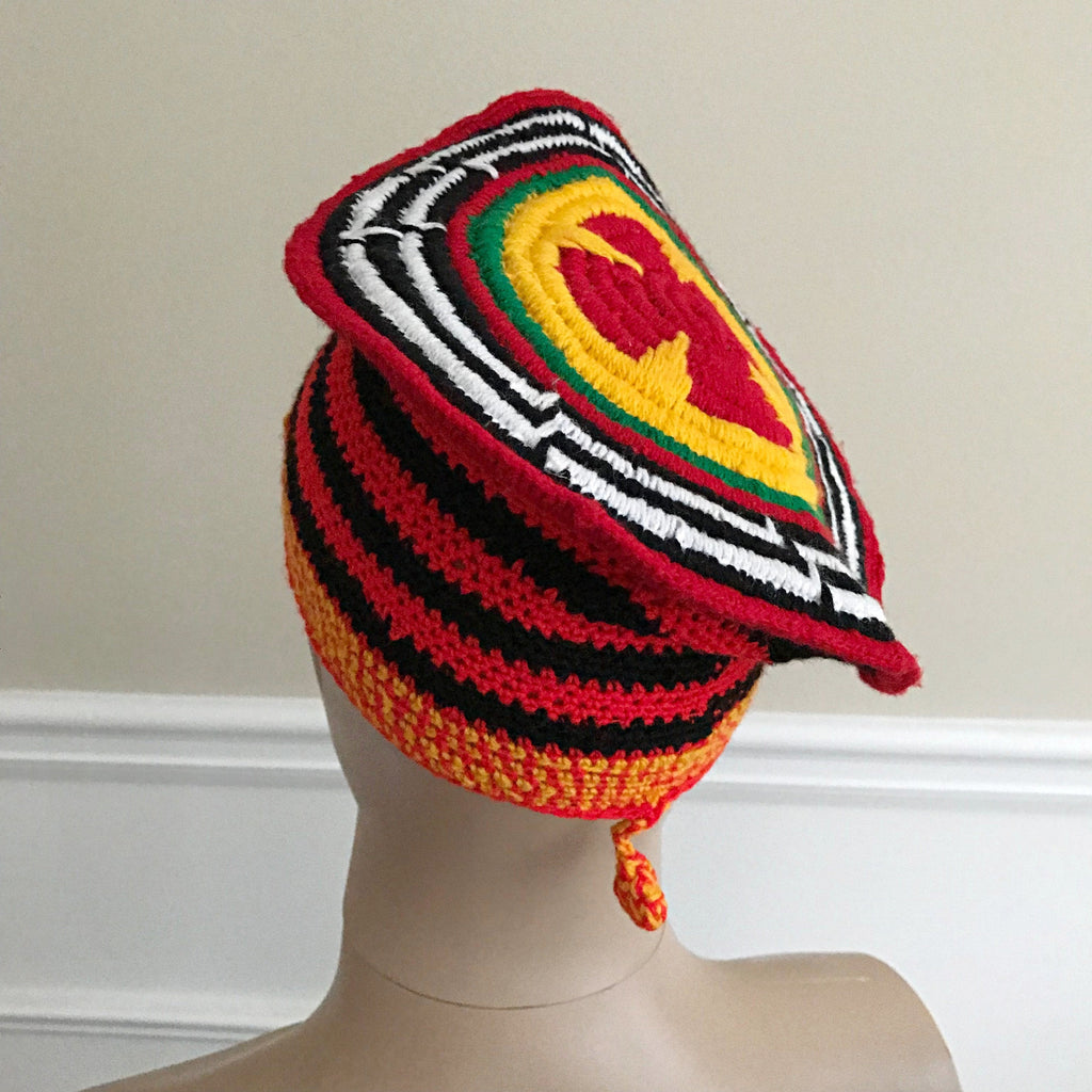 Toghu Bamenda Handwoven Traditional Attire Hat
