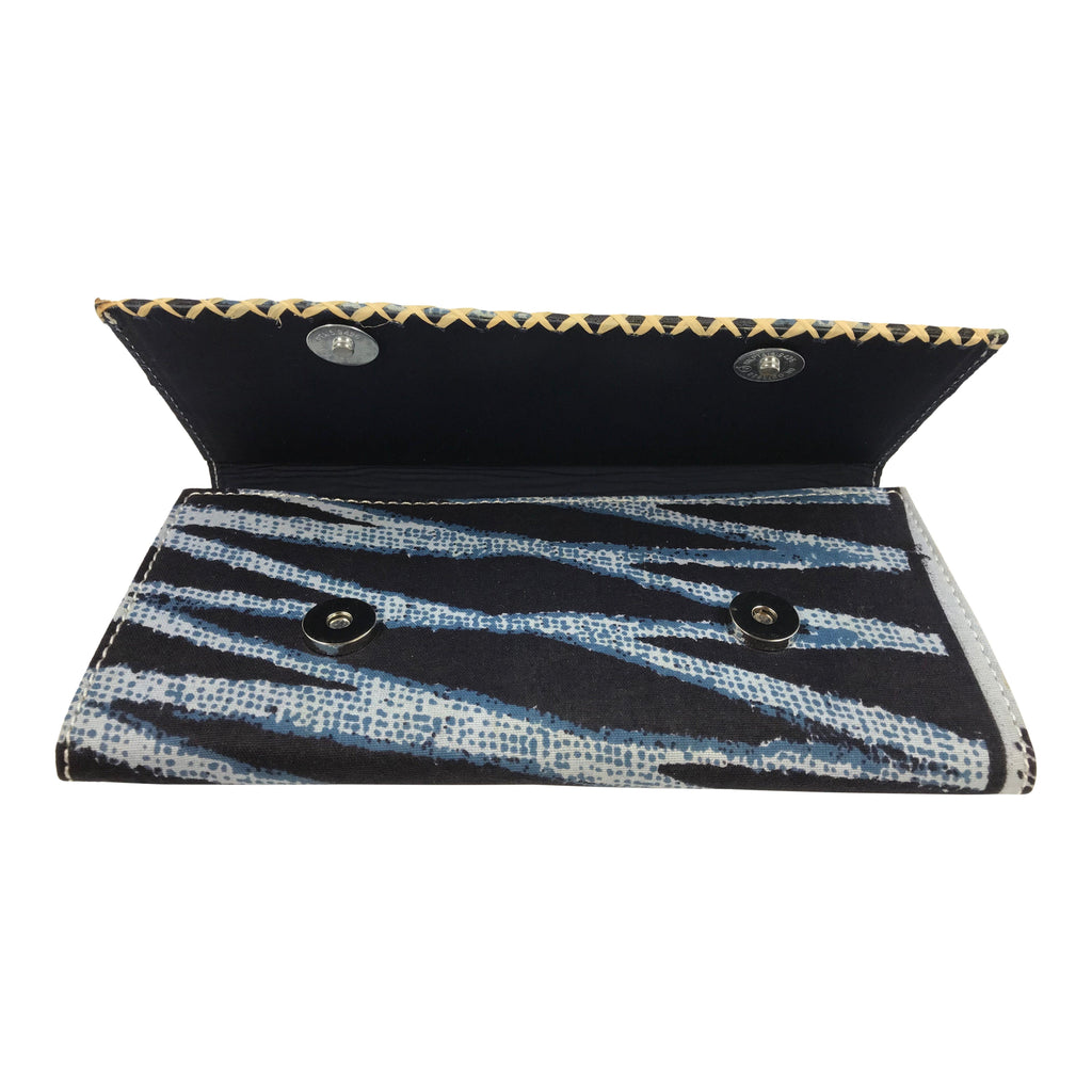 Bandjoun Bamileke African Print Purse Wallet