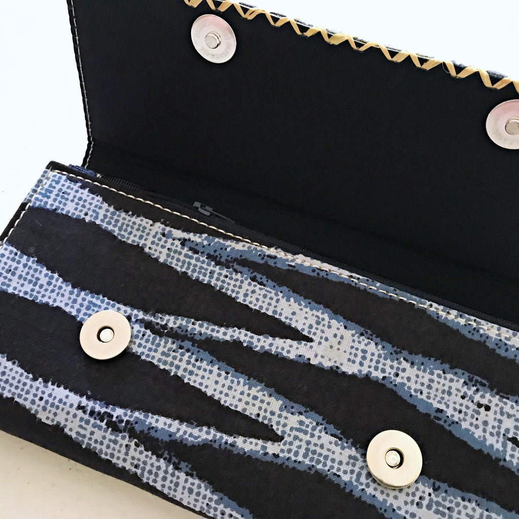 Bandjoun Bamileke African Print Purse Wallet