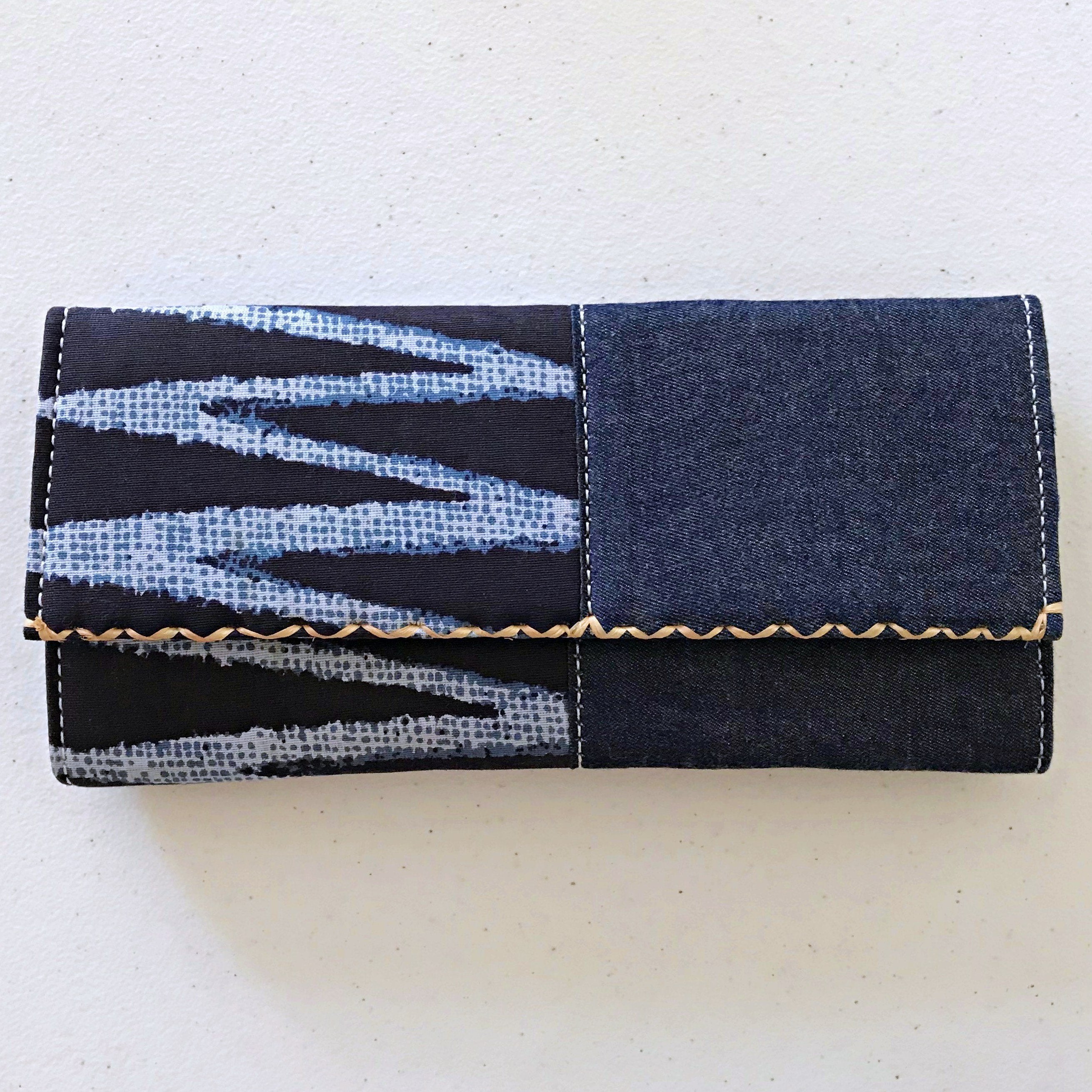 Bandjoun Bamileke Fabric African Print Purse Wallet