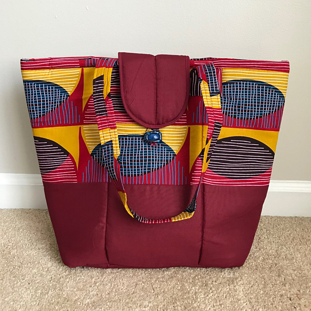 Arun African Print Shoulder Bag