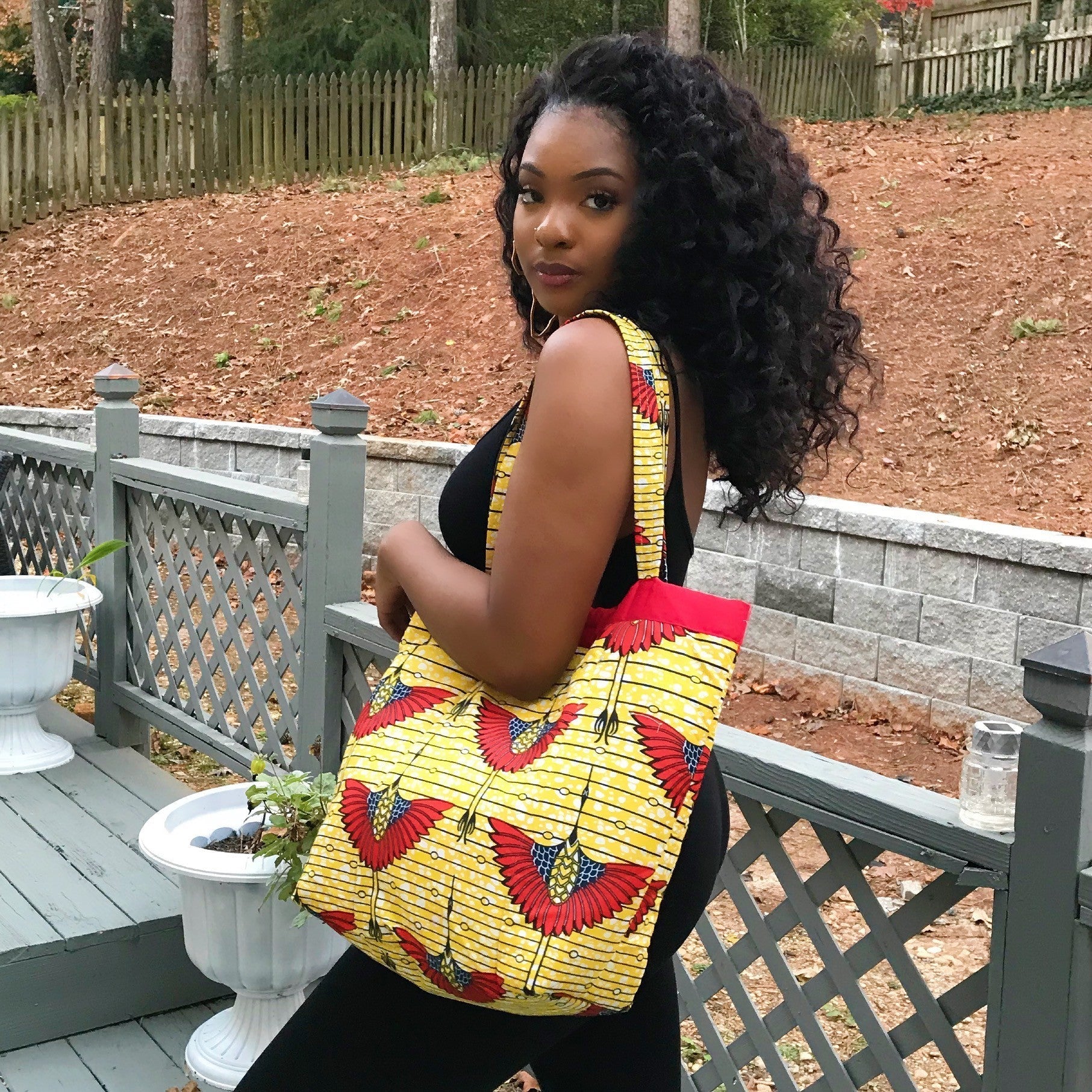 Malaika African Print Shoulder Bag